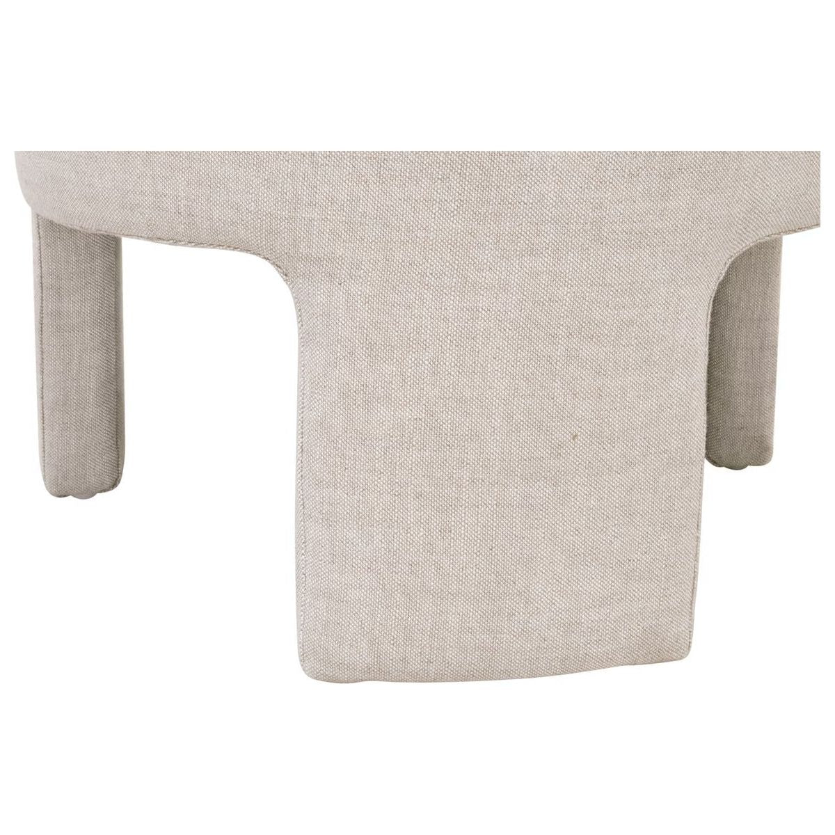 Essentials For Living Hall Arm Dining Chair ~ Performance Bisque French Linen - Image 7