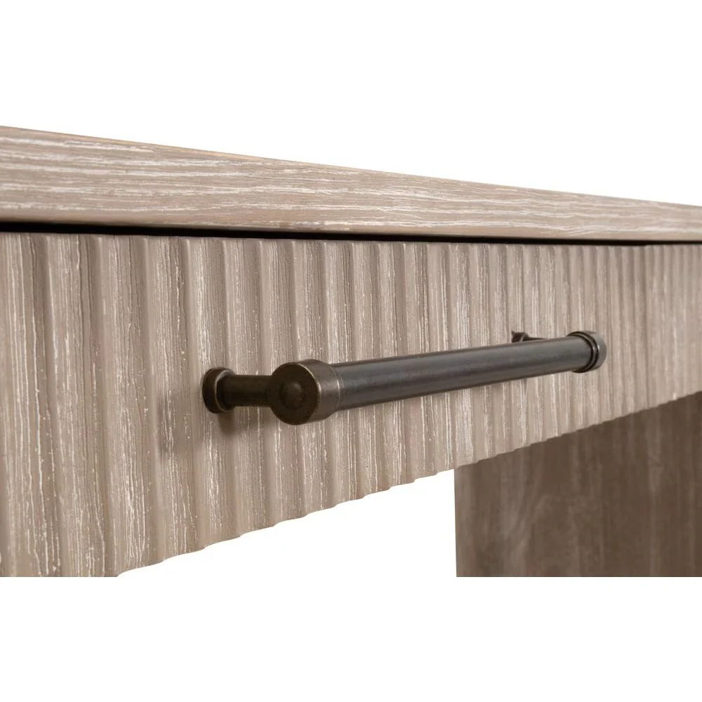 Essentials For Living Halloway 2- Drawer Console Table ~ Natural Gray Acacia - Image 6