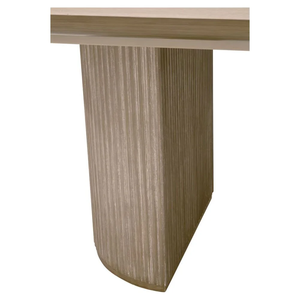 Essentials For Living Halloway Extension Dining Table ~ Natural Gray Acacia - Image 9