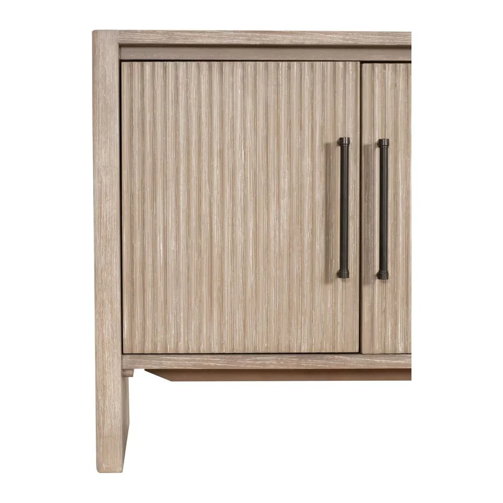 Essentials For Living Halloway Media Sideboard ~ Natural Gray Acacia - Image 13