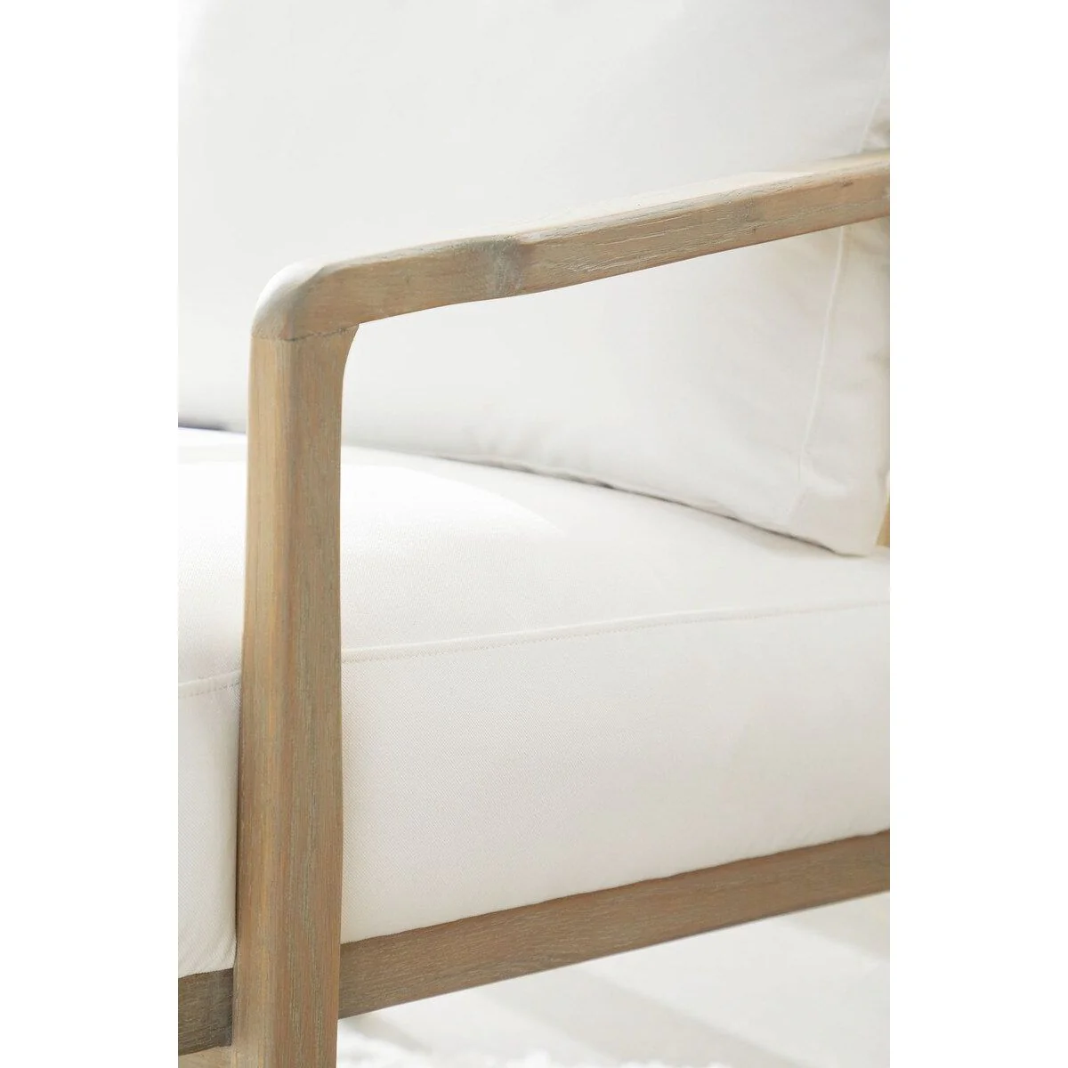 Essentials For Living Harbor Club Chair ~ LiveSmart Peyton-Pearl, White Rope, Smoke Gray Oak - Image 10