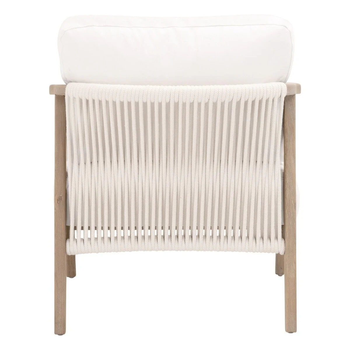Essentials For Living Harbor Club Chair ~ LiveSmart Peyton-Pearl, White Rope, Smoke Gray Oak - Image 5