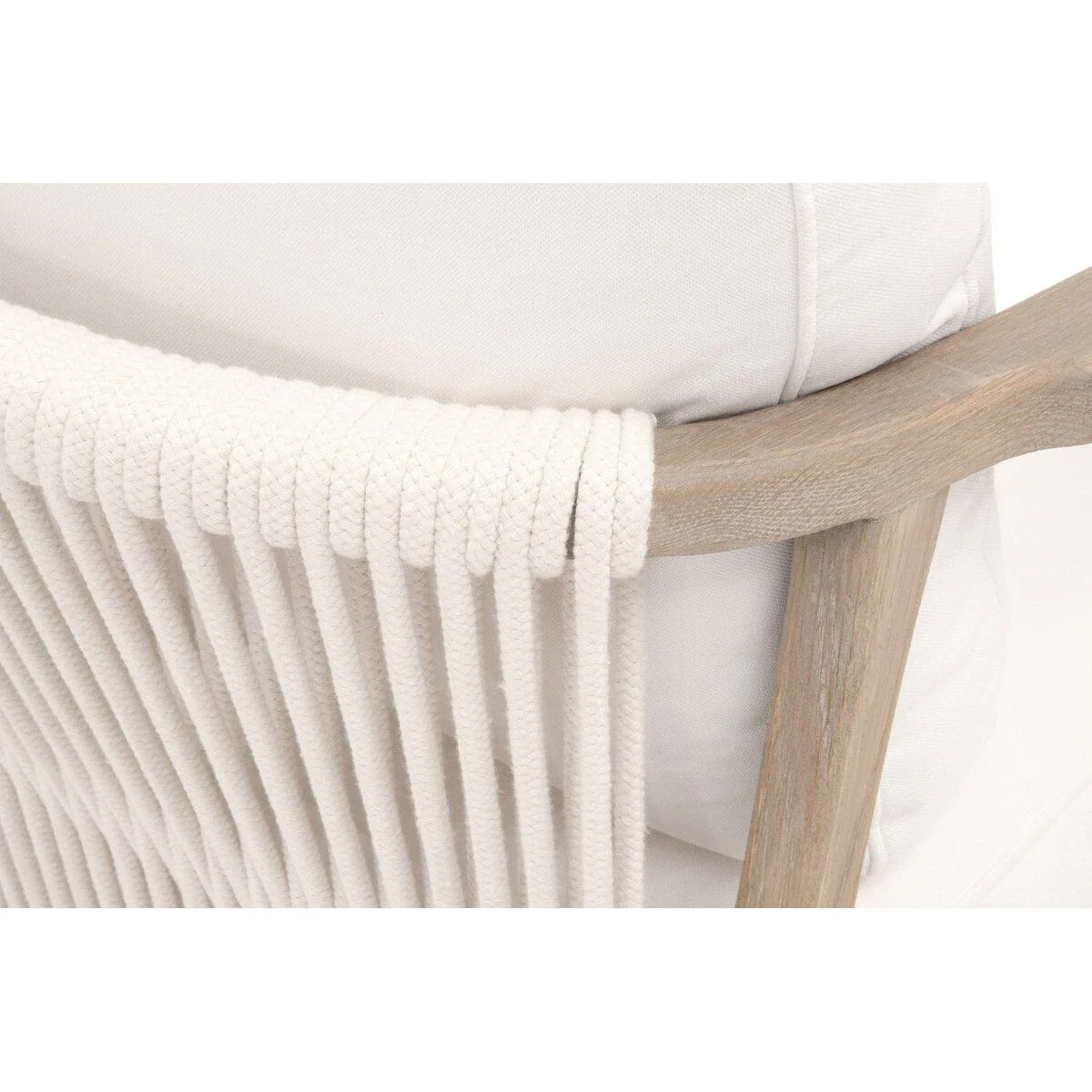 Essentials For Living Harbor Club Chair ~ LiveSmart Peyton-Pearl, White Rope, Smoke Gray Oak - Image 6