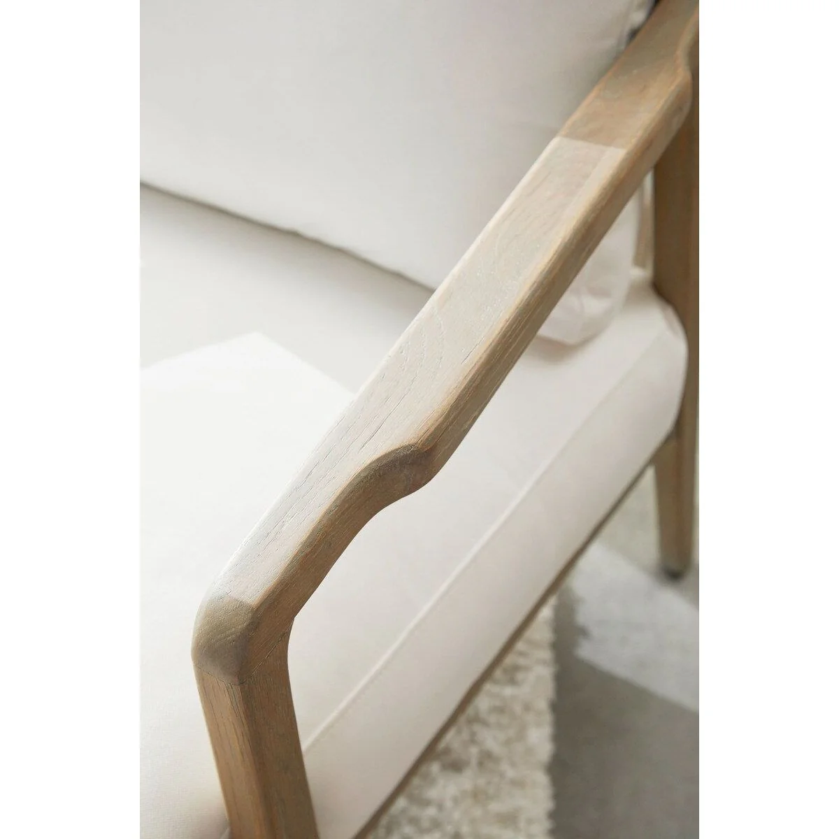 Essentials For Living Harbor Club Chair ~ LiveSmart Peyton-Pearl, White Rope, Smoke Gray Oak - Image 9