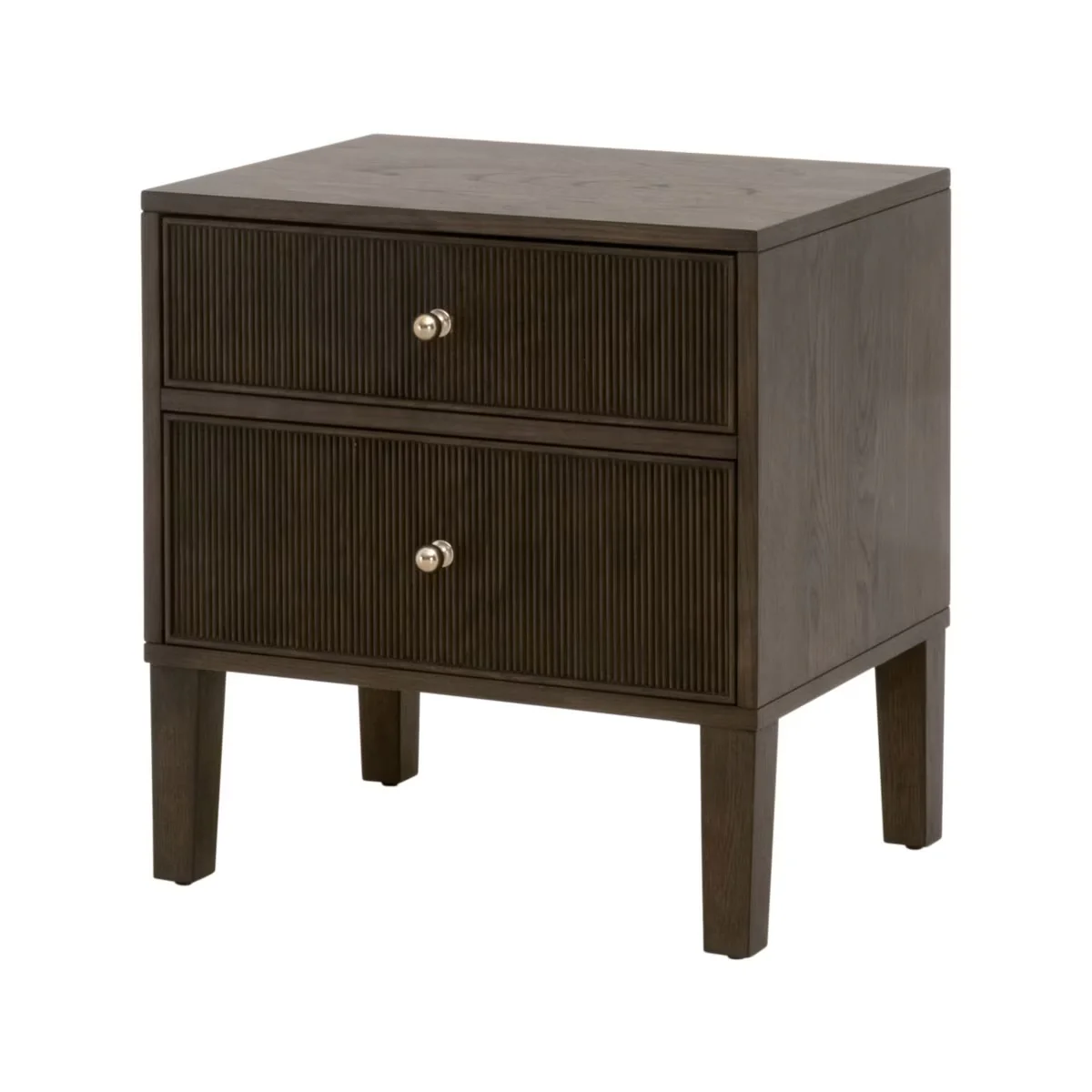 Essentials For Living Highland 2-Drawer Nightstand ~ Dutch Brown Oak - Image 3