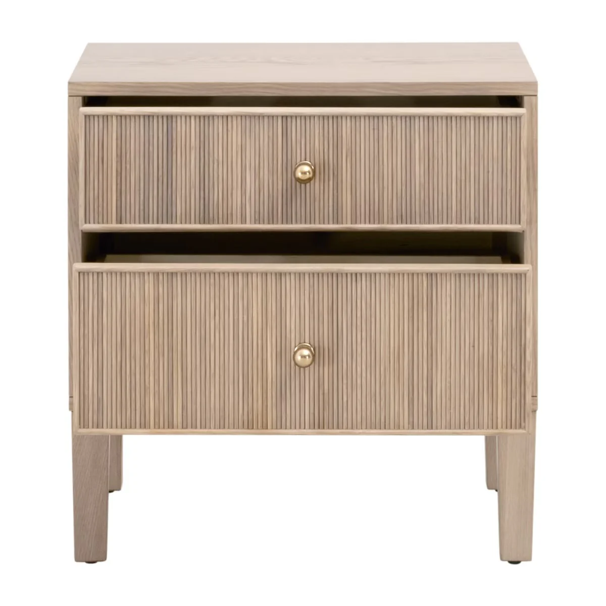 Essentials For Living Highland 2-Drawer Nightstand ~ Natural Oak - Image 2