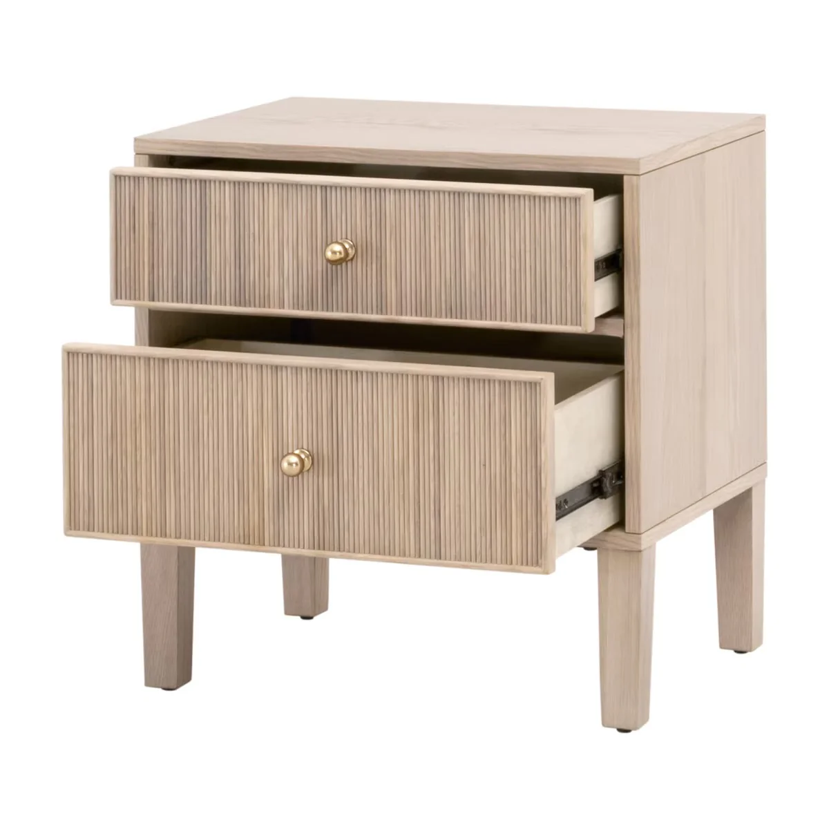 Essentials For Living Highland 2-Drawer Nightstand ~ Natural Oak - Image 4