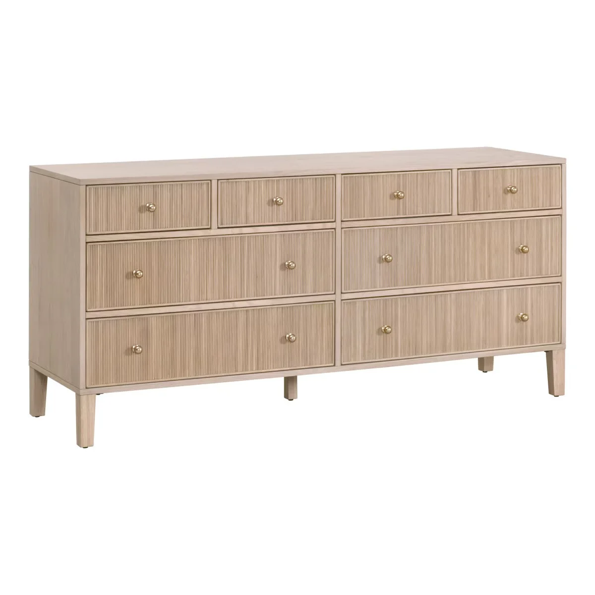 Essentials For Living Highland 8-Drawer Double Dresser~ Natural Oak - Image 3