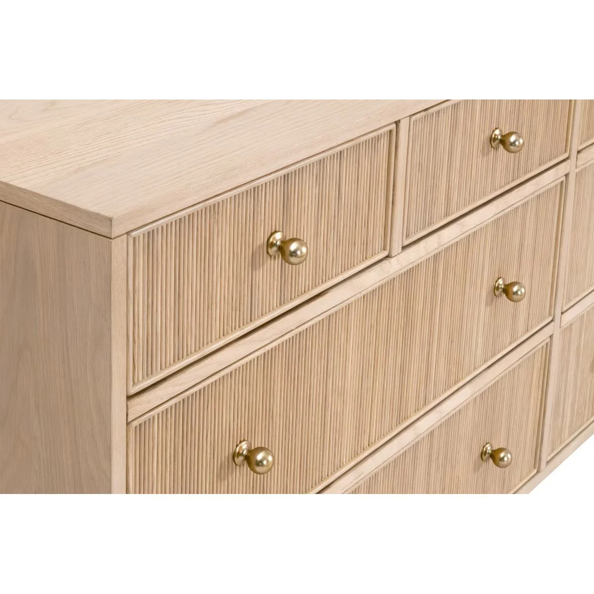 Essentials For Living Highland 8-Drawer Double Dresser~ Natural Oak - Image 7