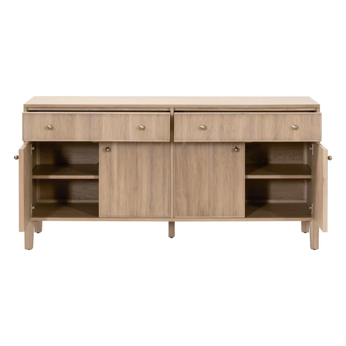 Essentials For Living Highland Natural Oak Media Sideboard - Image 2