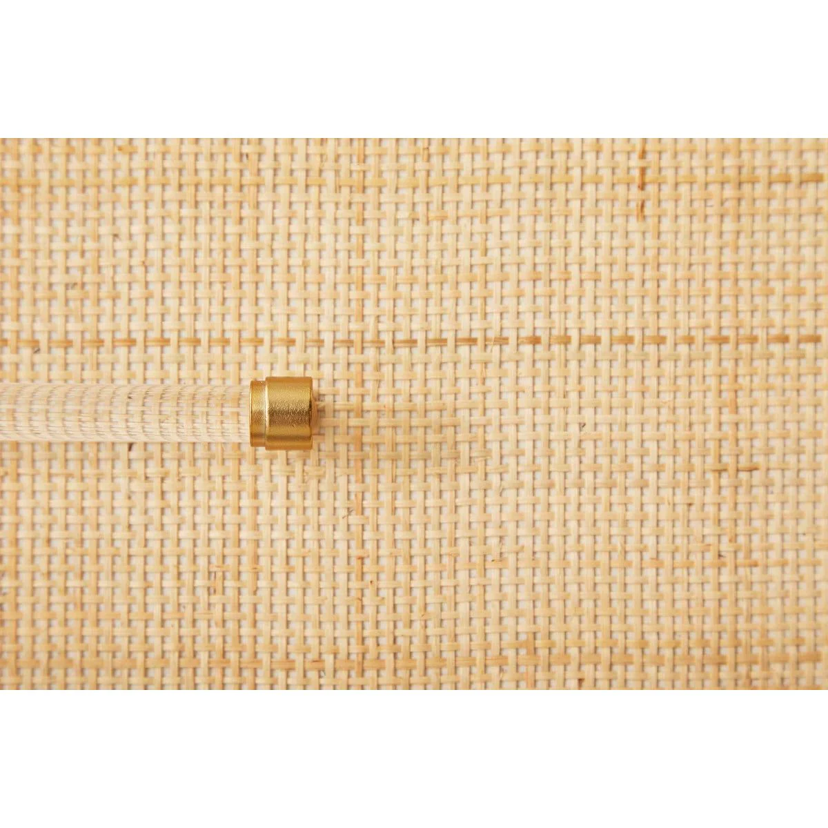 Essentials For Living Holland 6-Drawer Double Dresser~ Matte White and Natural Rattan - Image 6