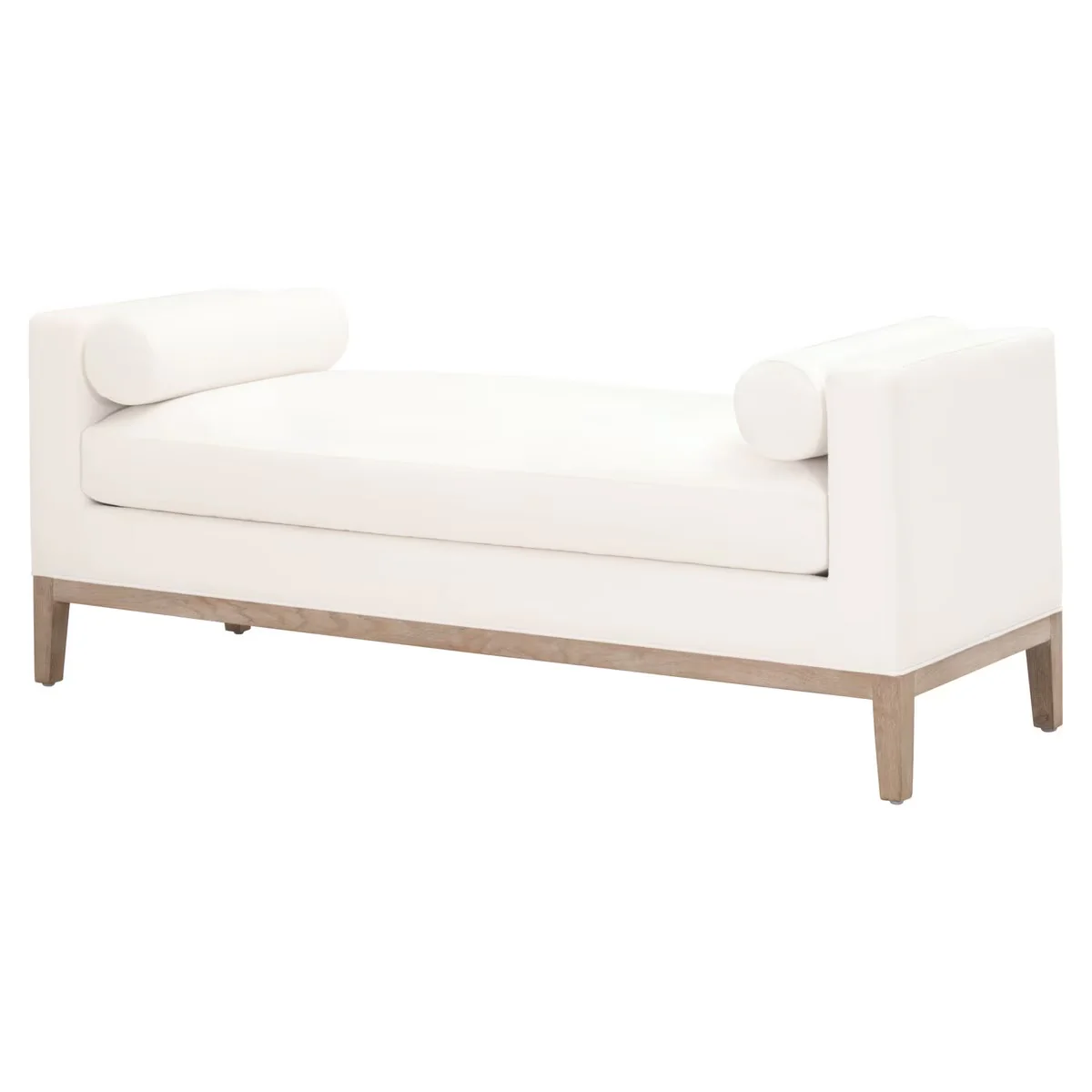 Essentials For Living Keaton Upholstered Bench ~ LiveSmart Peyton-Pearl - Image 2