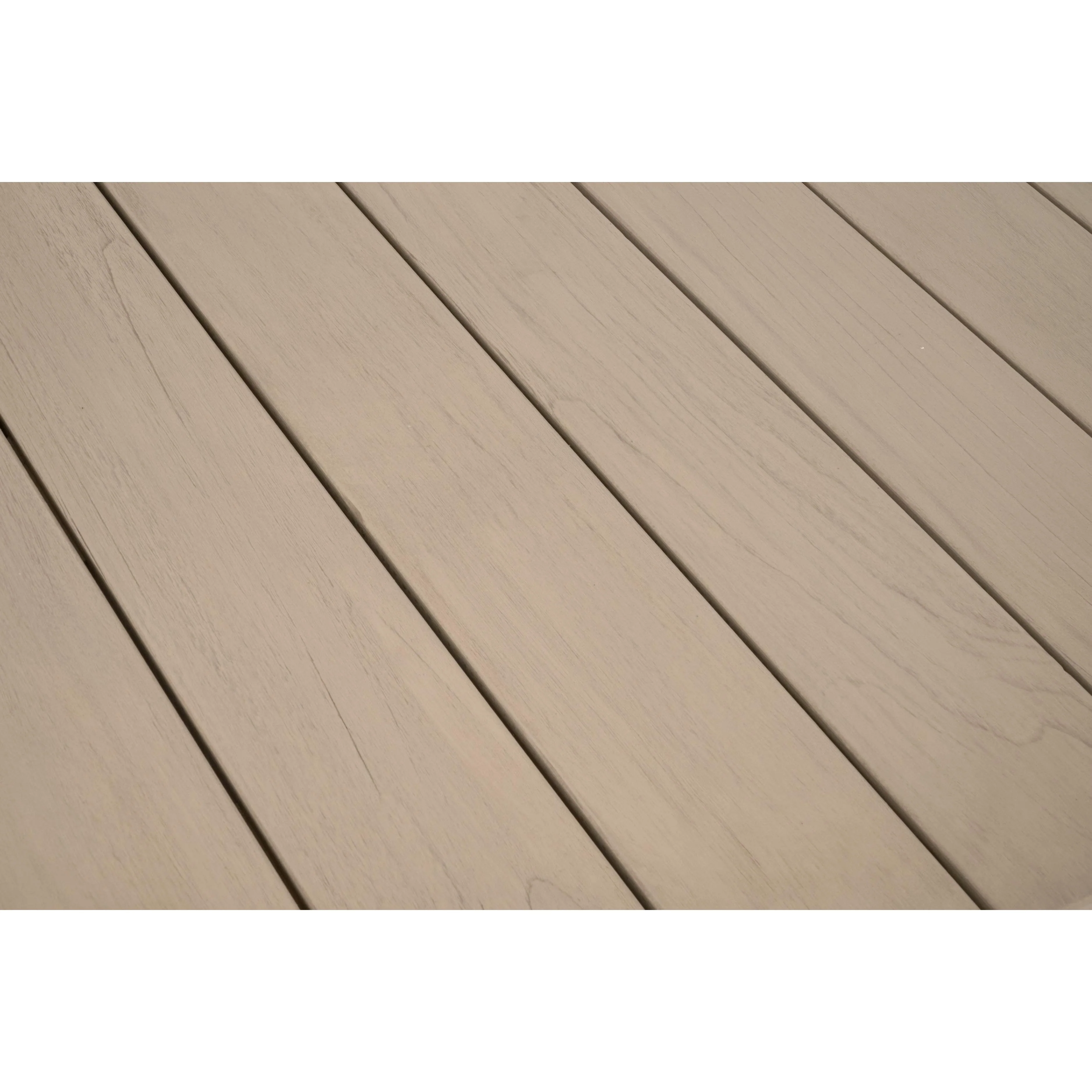 Essentials For Living Knit Outdoor 54” Round Dining Table ~ Oat Flat Rope, Washed Ever Teak - Image 3