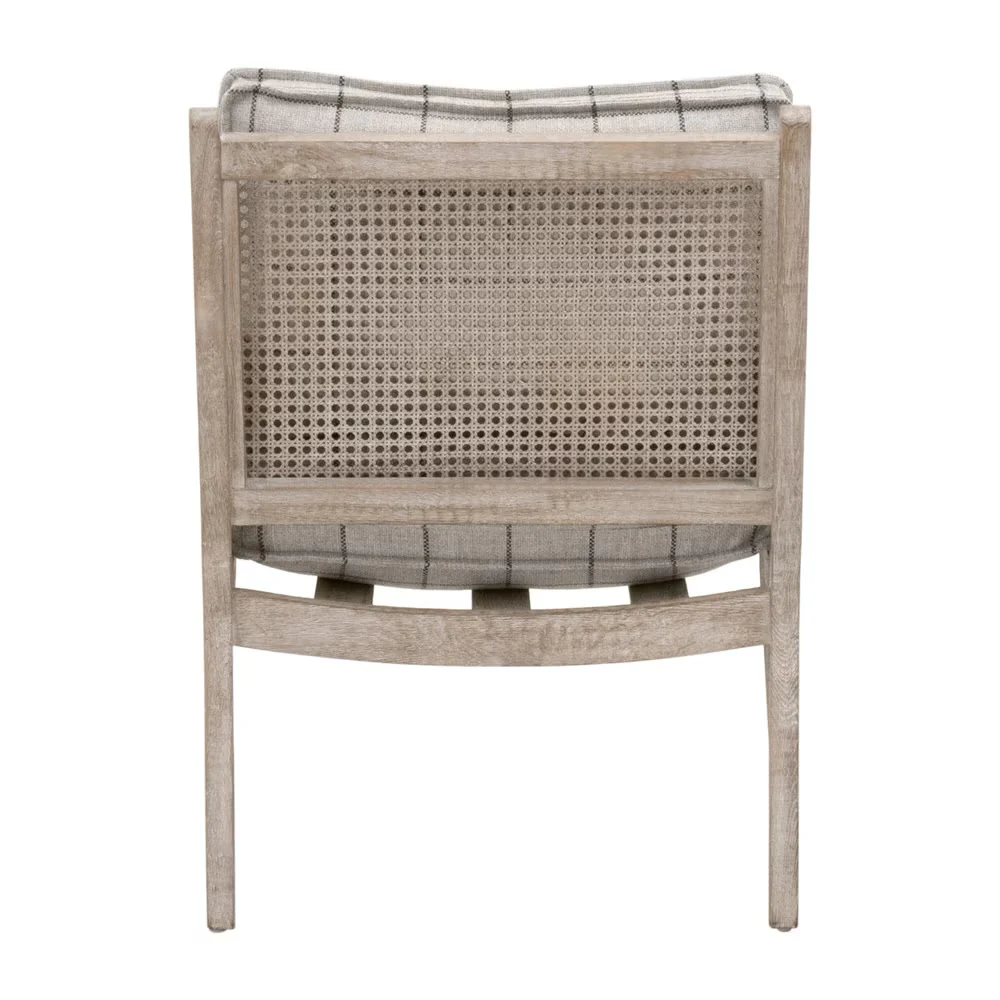Essentials For Living Leone Club Chair ~ Windowpane Cement - Image 5