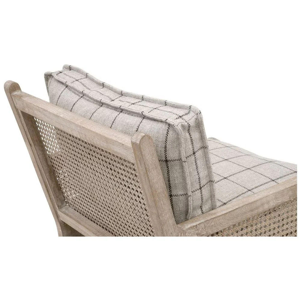 Essentials For Living Leone Club Chair ~ Windowpane Cement - Image 6