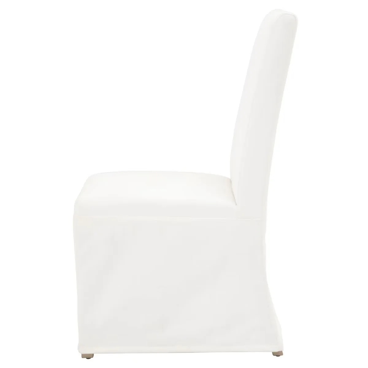 Essentials For Living Levi Slipcover Dining Chair ~ LiveSmart Peyton-Pearl With Natural Gray Birch Frame (SET of 2) - Image 4