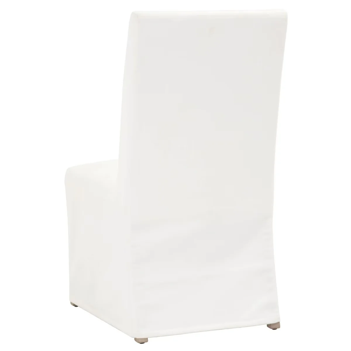 Essentials For Living Levi Slipcover Dining Chair ~ LiveSmart Peyton-Pearl With Natural Gray Birch Frame (SET of 2) - Image 5