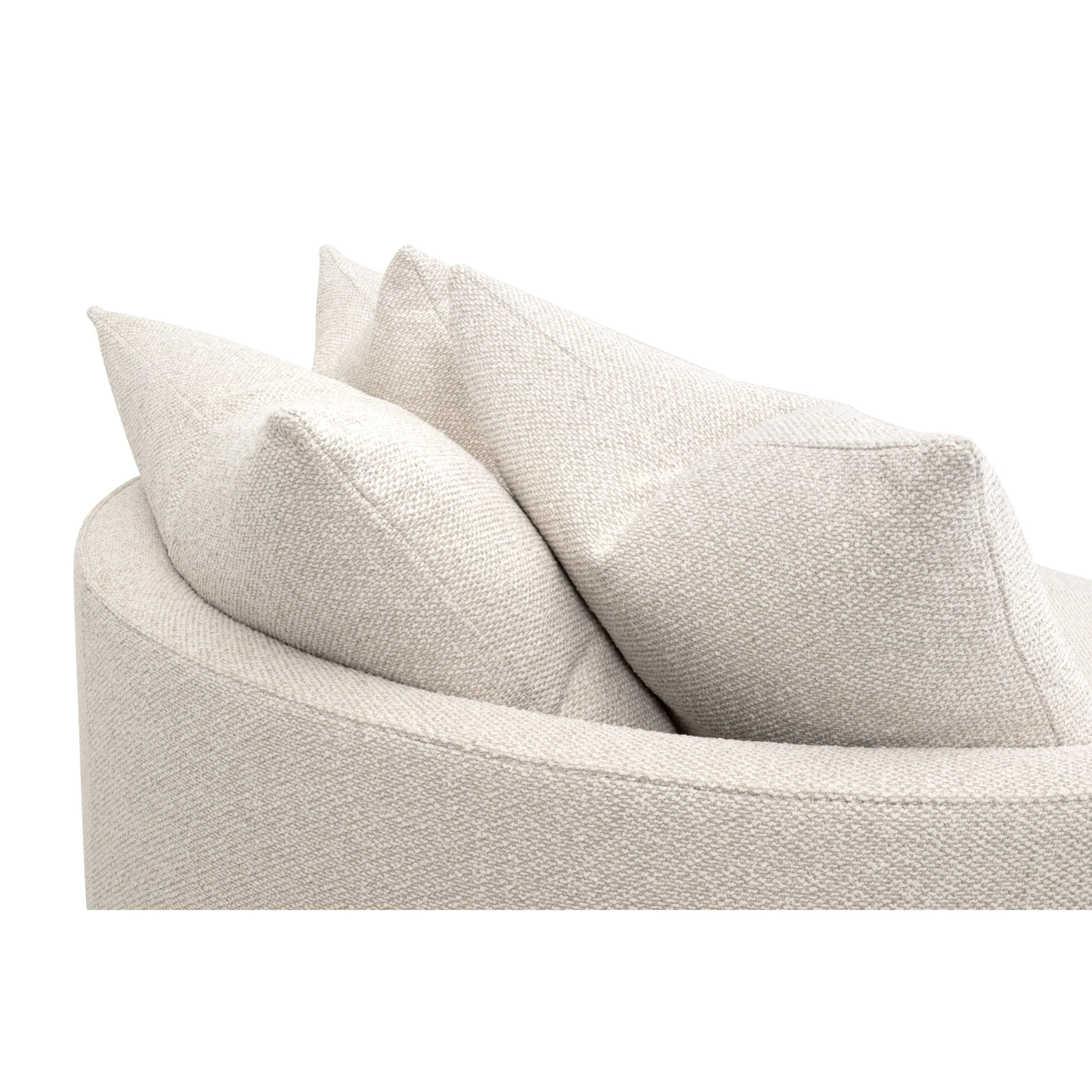 Essentials For Living Lourne Grand Swivel Sofa Chair ~ LiveSmart Gellar Linen - Image 8