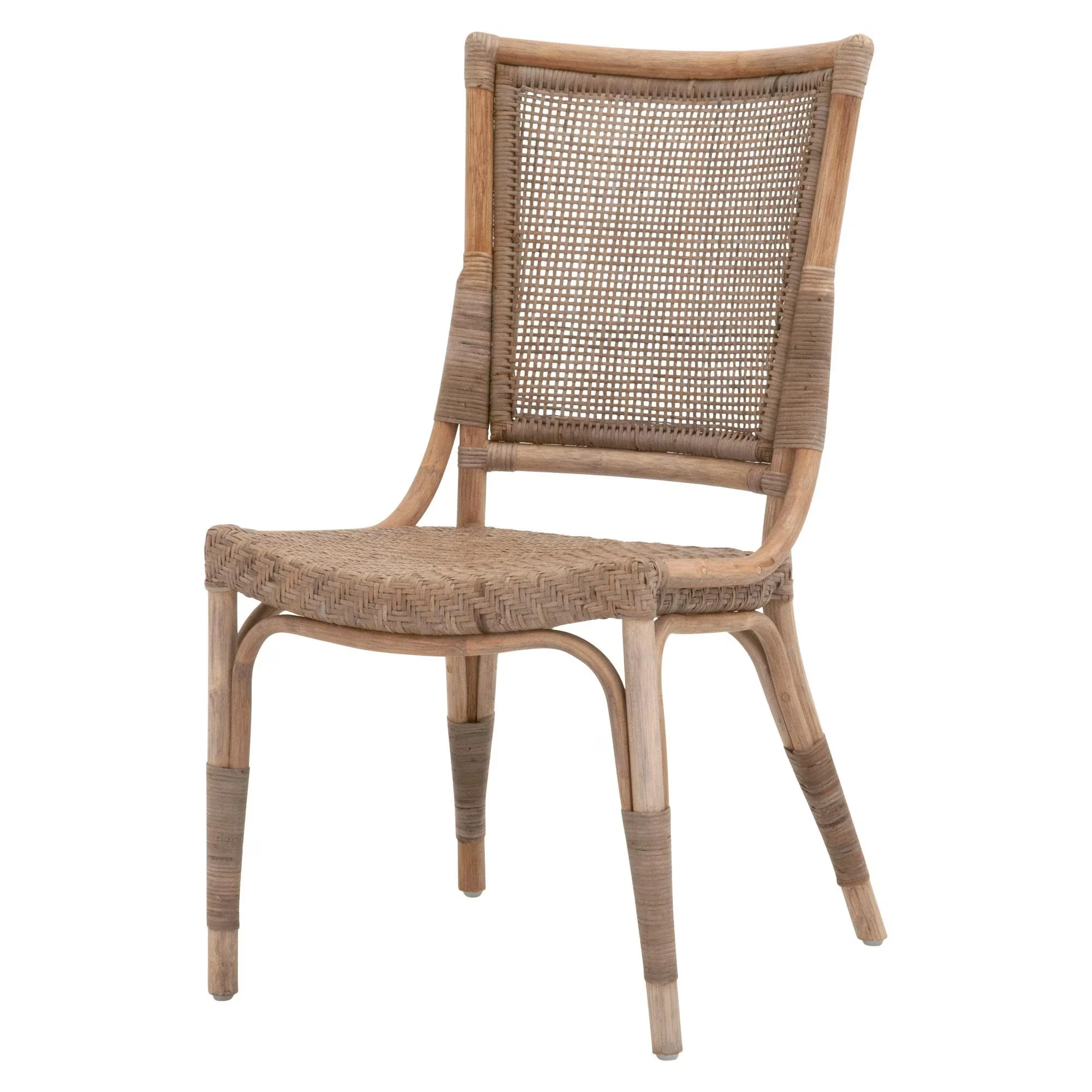 Essentials For Living Luna Dining Chair ~ Matte Gray, Matte Gray Binding (Set of 2) - Image 19