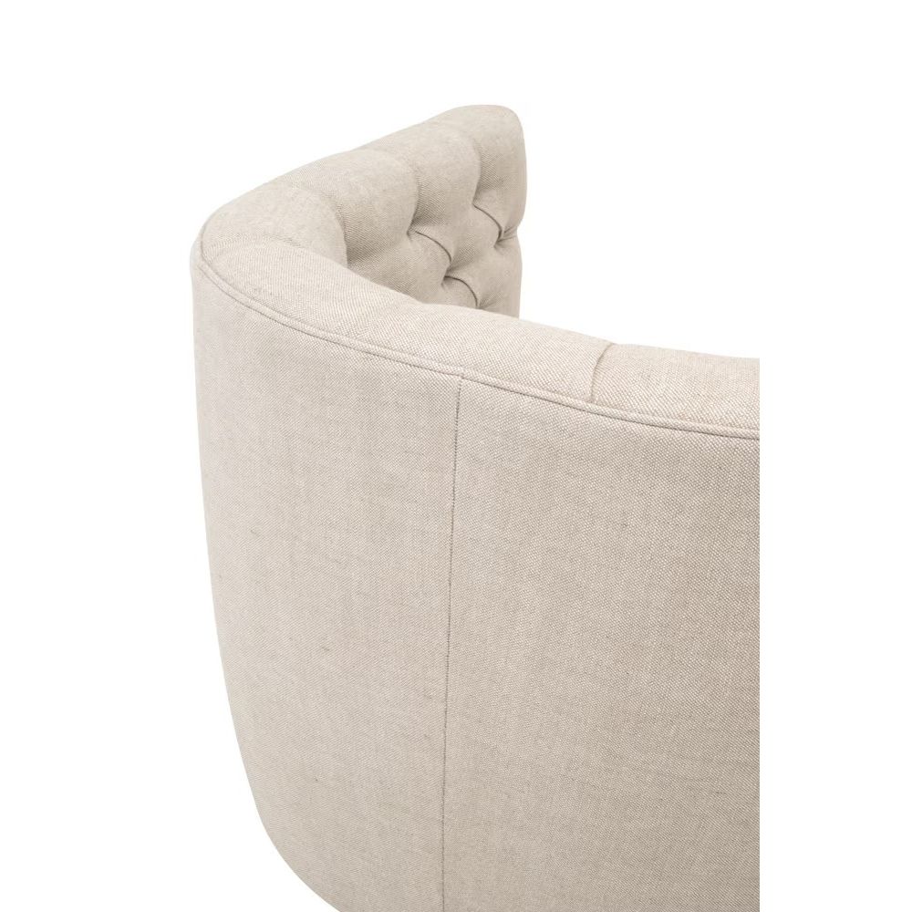 Essentials For Living Marcel Swivel Club Chair ~ Performance Bisque French Linen - Image 9