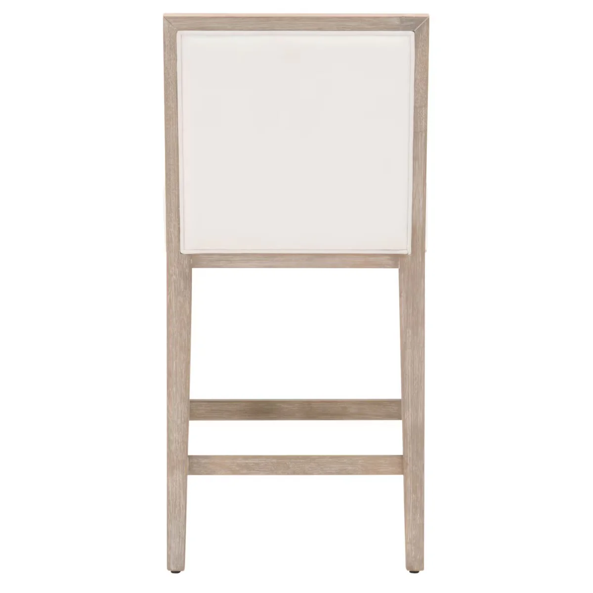 Essentials For Living Martin Counter Stool ~ LiveSmart Peyton-Pearl With Natural Gray Frame (SET of 2) - Image 5