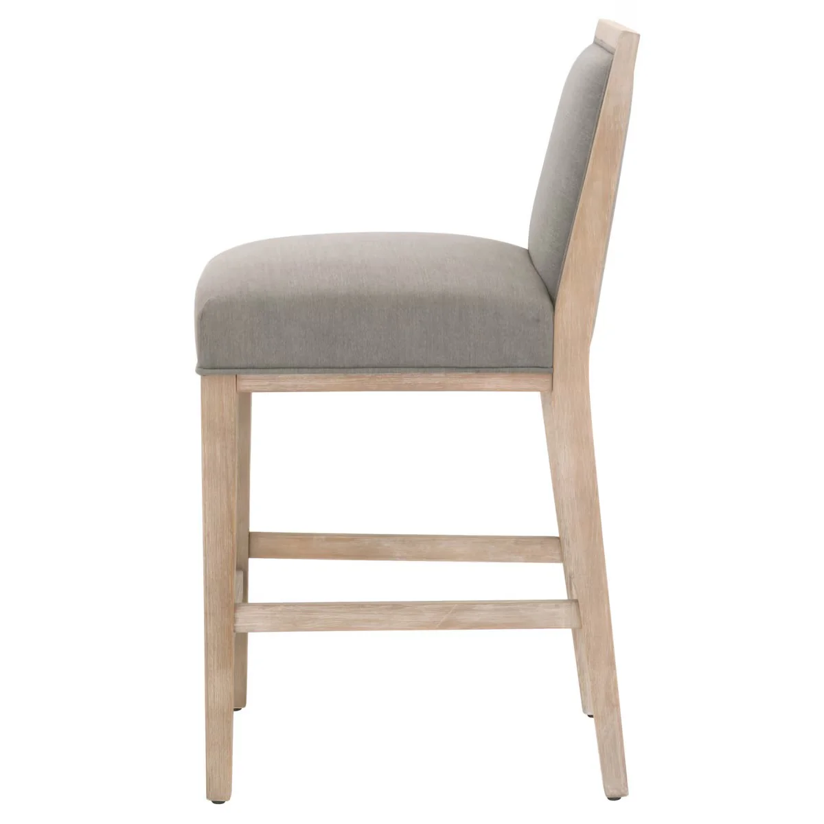 Essentials For Living Martin Counter Stool ~ LiveSmart Peyton-Slate With Natural Gray Frame (SET of 2) - Image 3