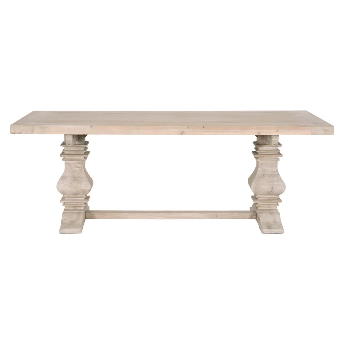 Essentials For Living Monastery Extension Dining Table ~ Smoke Gray Pine - Image 3