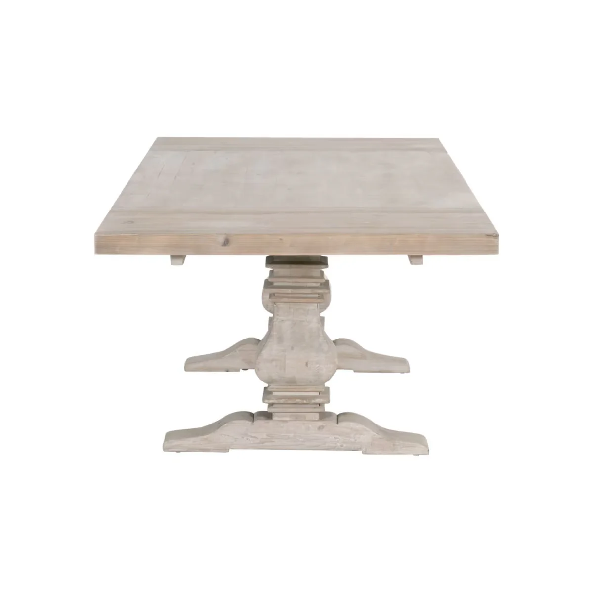Essentials For Living Monastery Extension Dining Table ~ Smoke Gray Pine - Image 5