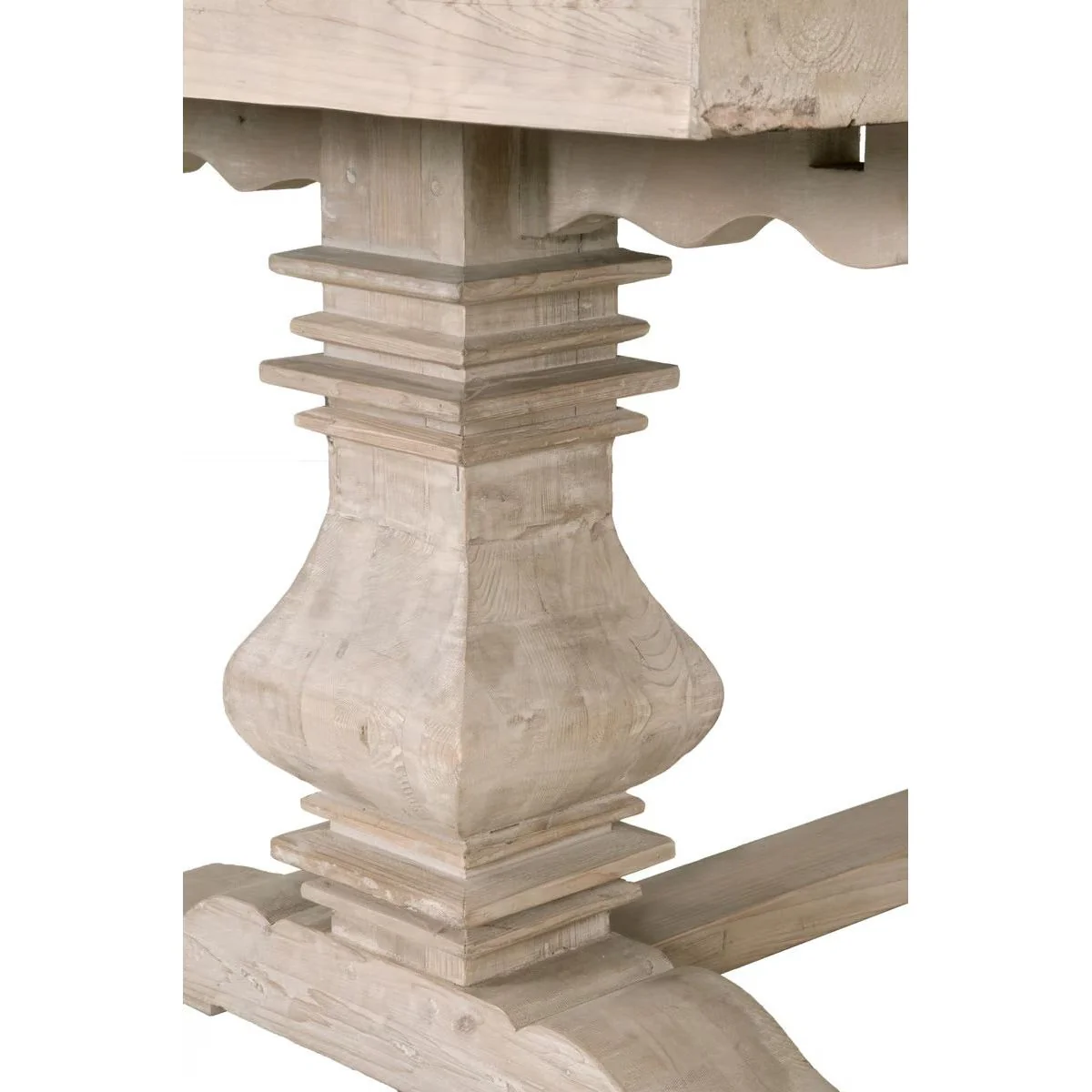 Essentials For Living Monastery Extension Dining Table ~ Smoke Gray Pine - Image 6