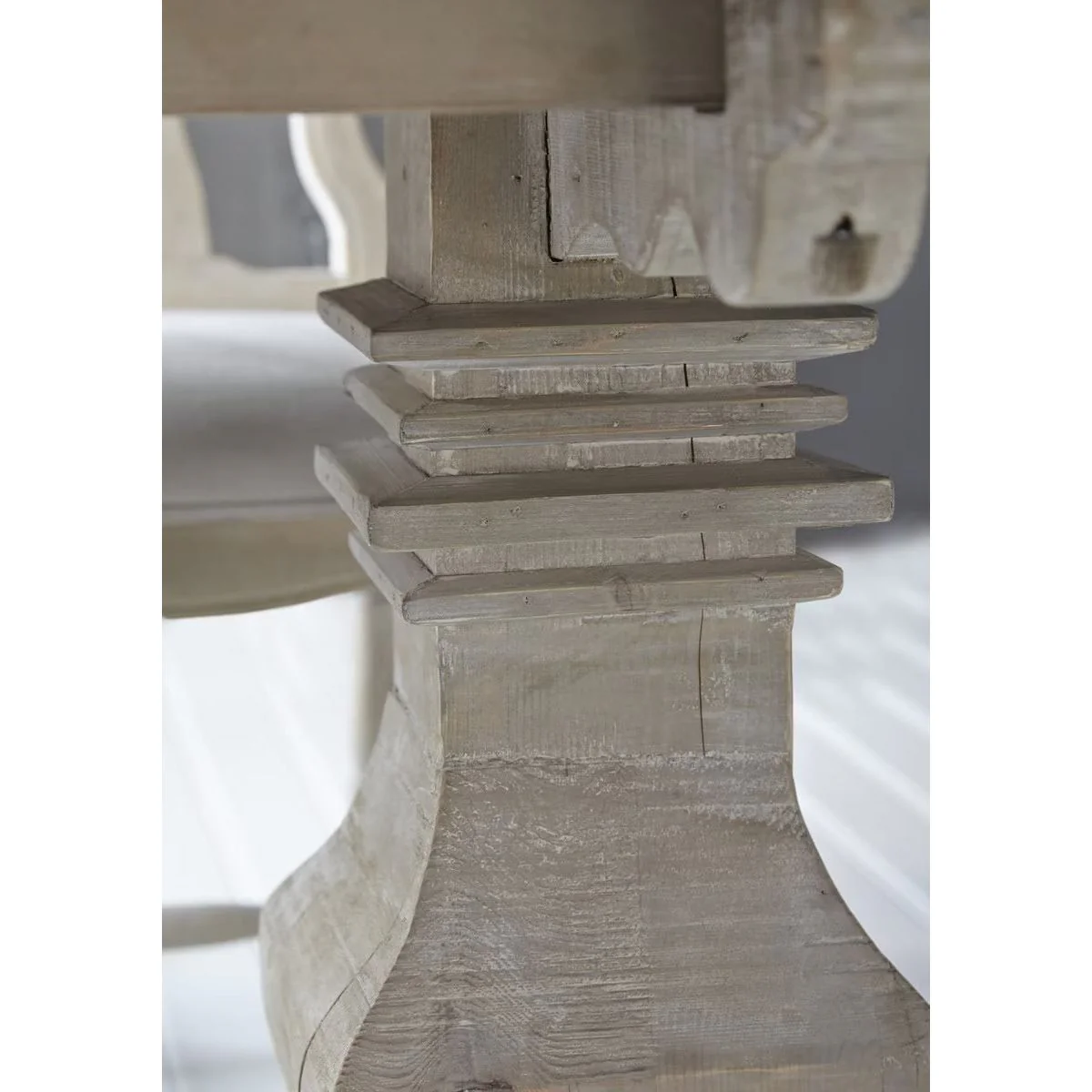 Essentials For Living Monastery Extension Dining Table ~ Smoke Gray Pine - Image 8