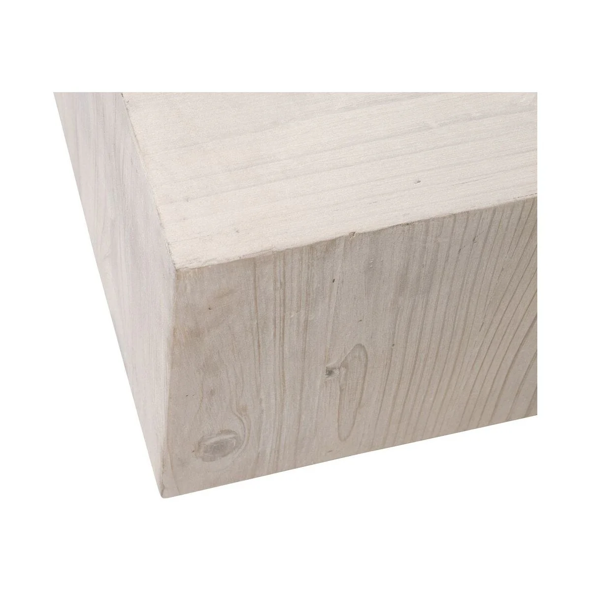 Essentials For Living Montauk Coffee Table ~ White Wash Pine - Image 4