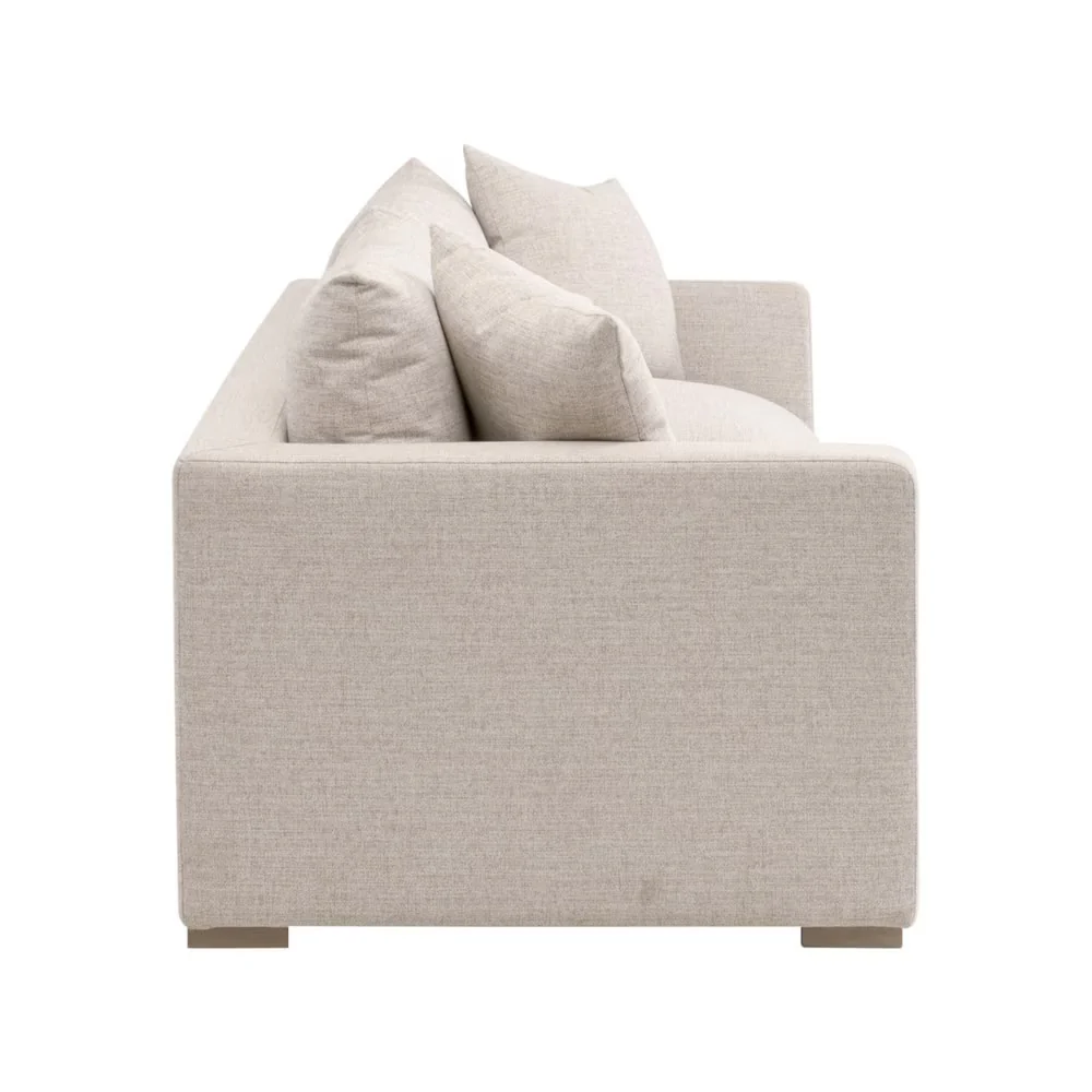 Essentials For Living Newport Outdoor 91” Track Arm Sofa ~ LiveSmart Shapiro-Sand - Image 3