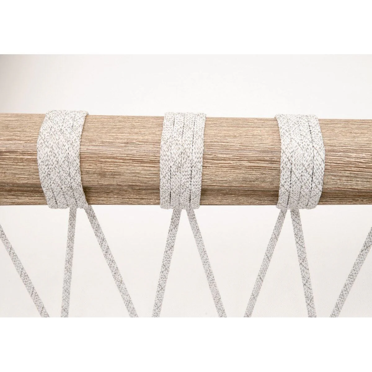 Essentials For Living Pacific Club Chair ~ White Speckle Flat Rope, LiveSmart Peyton-Pearl, Natural Gray Mahogany - Image 7