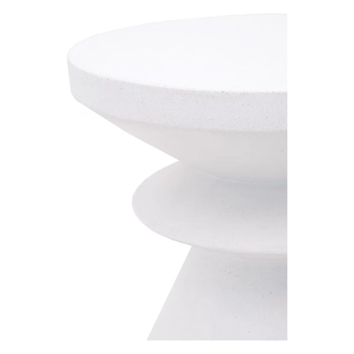 Essentials For Living Pawn Accent Table ~ Ivory Concrete - Image 3