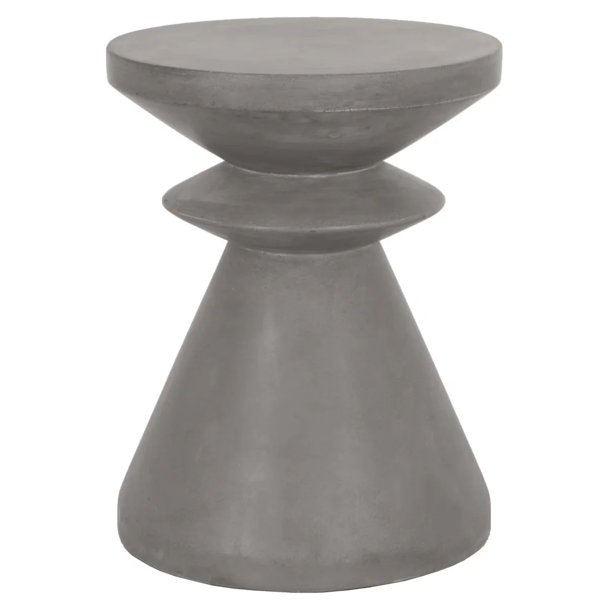 Essentials For Living Pawn Accent Table~ Slate Gray Concrete - Image 2