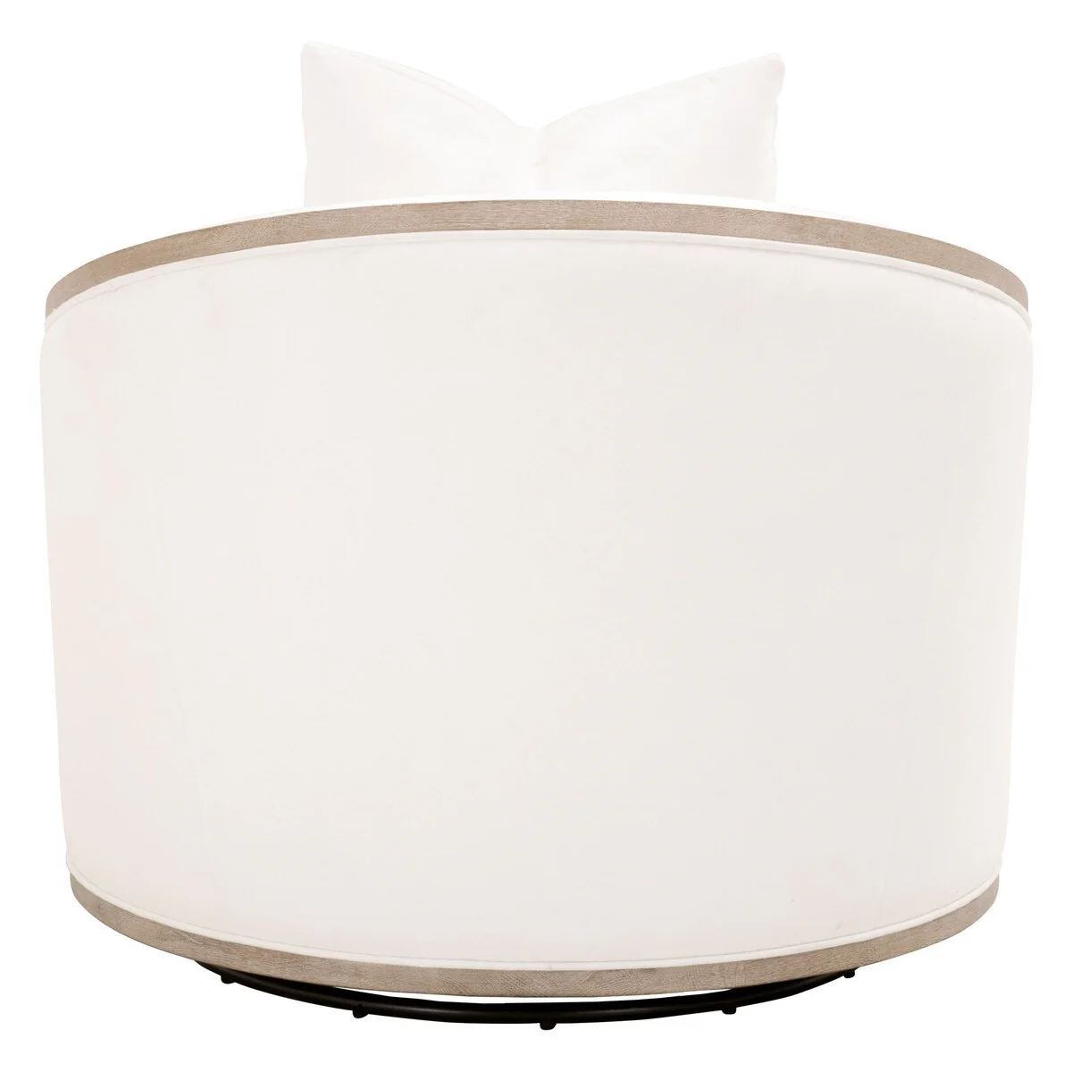 Essentials For Living Paxton Swivel Club Chair ~ LiveSmart Peyton-Pearl, Natural Gray Oak - Image 5