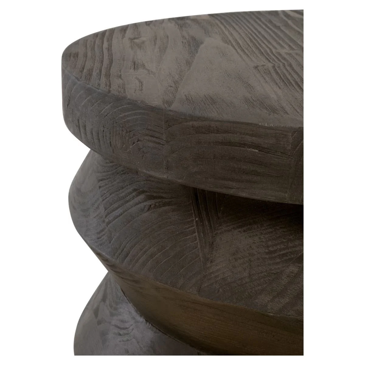 Essentials For Living Pier Accent Table~ Drift Brown Pine - Image 3