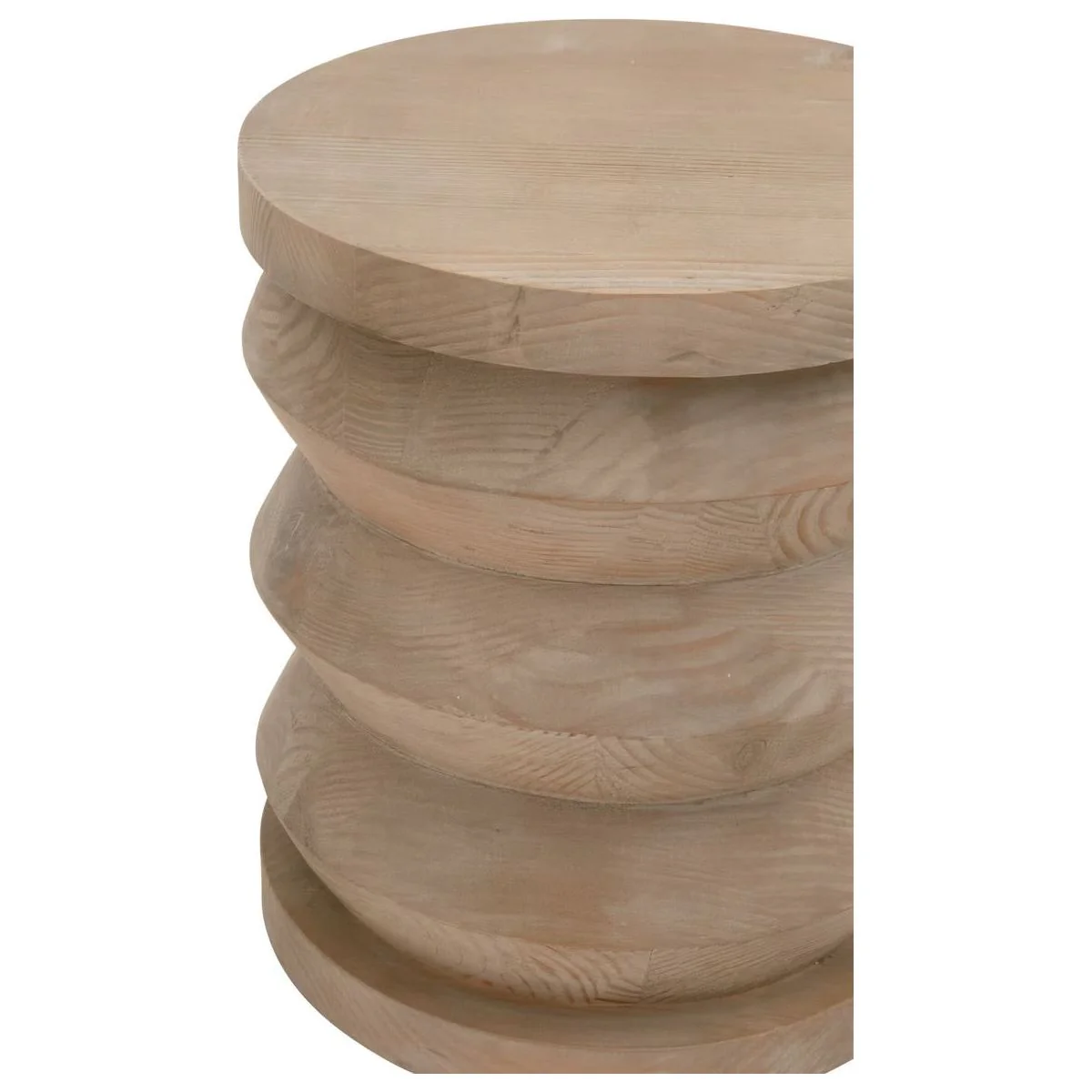 Essentials For Living Pier Accent Table~ Smoke Gray Pine - Image 2