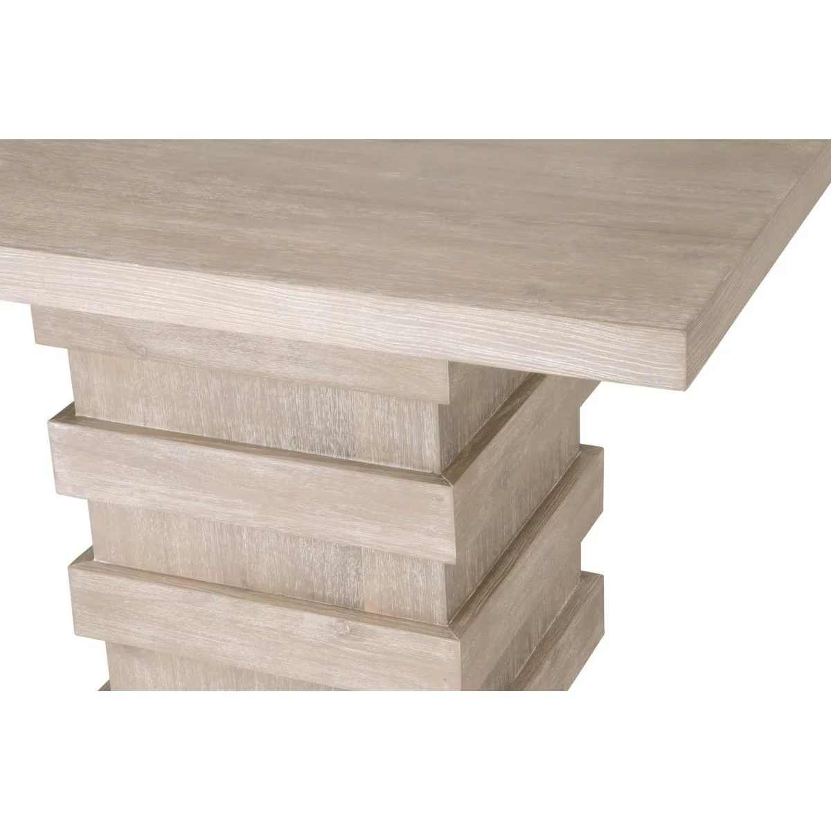 Essentials For Living Plaza Extension Dining Table ~ Natural Gray Acacia - Image 10