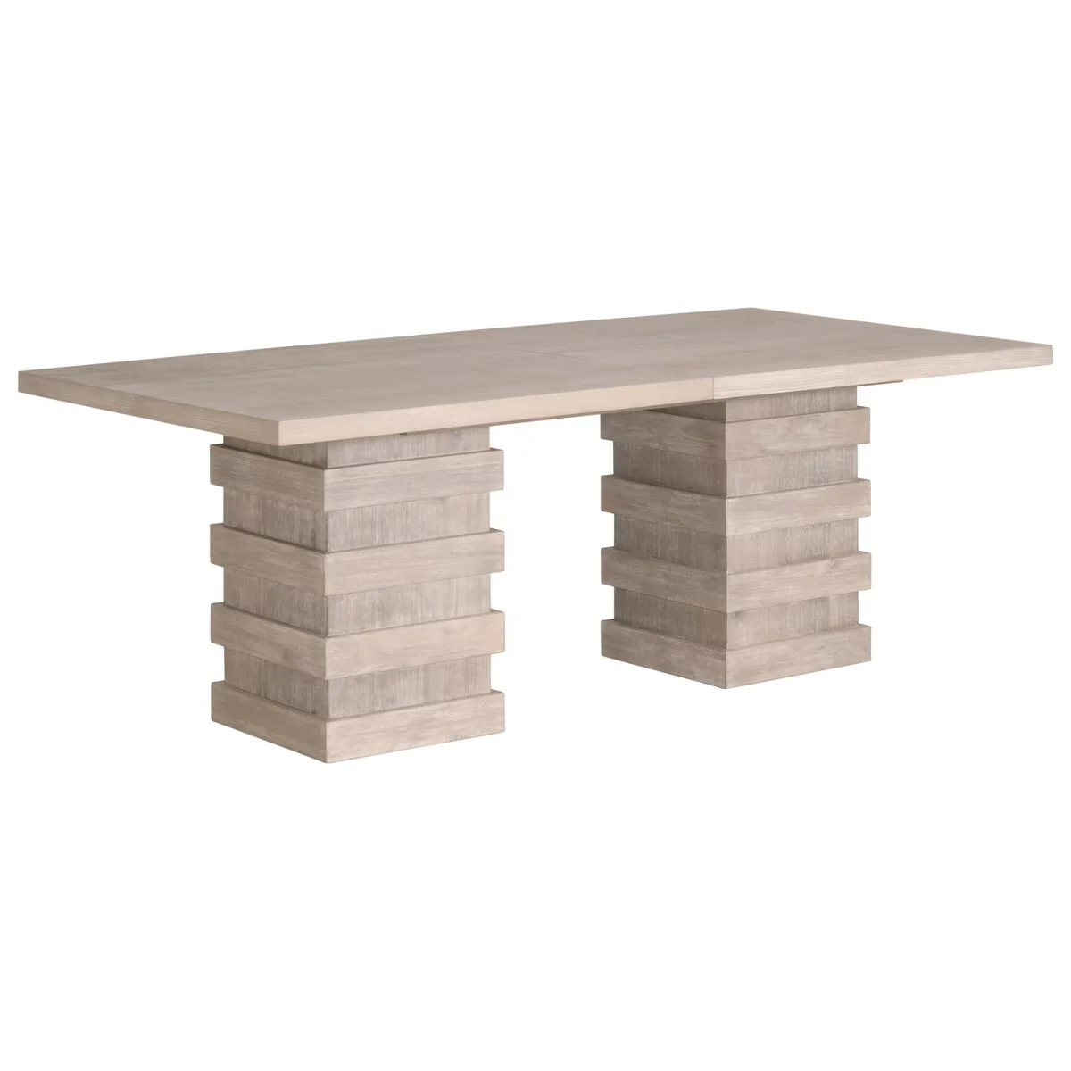 Essentials For Living Plaza Extension Dining Table ~ Natural Gray Acacia - Image 5