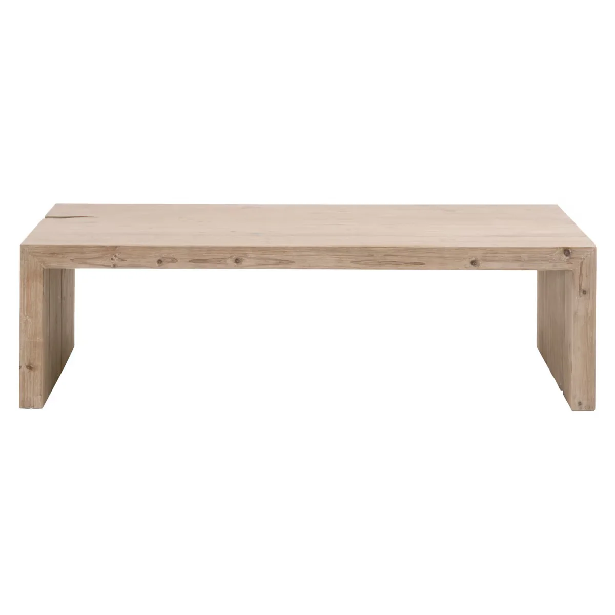 Essentials For Living Reed Coffee Table ~ Smoke Gray Pine