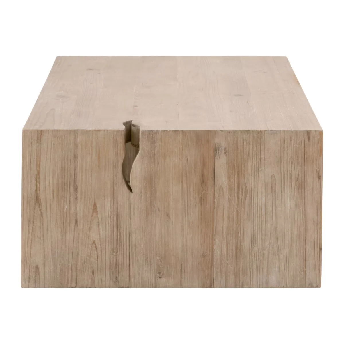 Essentials For Living Reed Coffee Table ~ Smoke Gray Pine - Image 3
