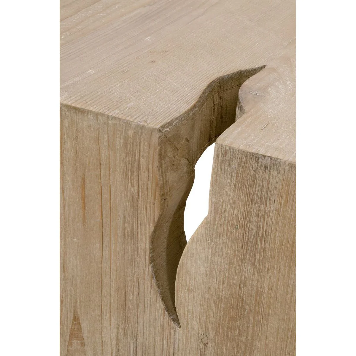 Essentials For Living Reed Coffee Table ~ Smoke Gray Pine - Image 6