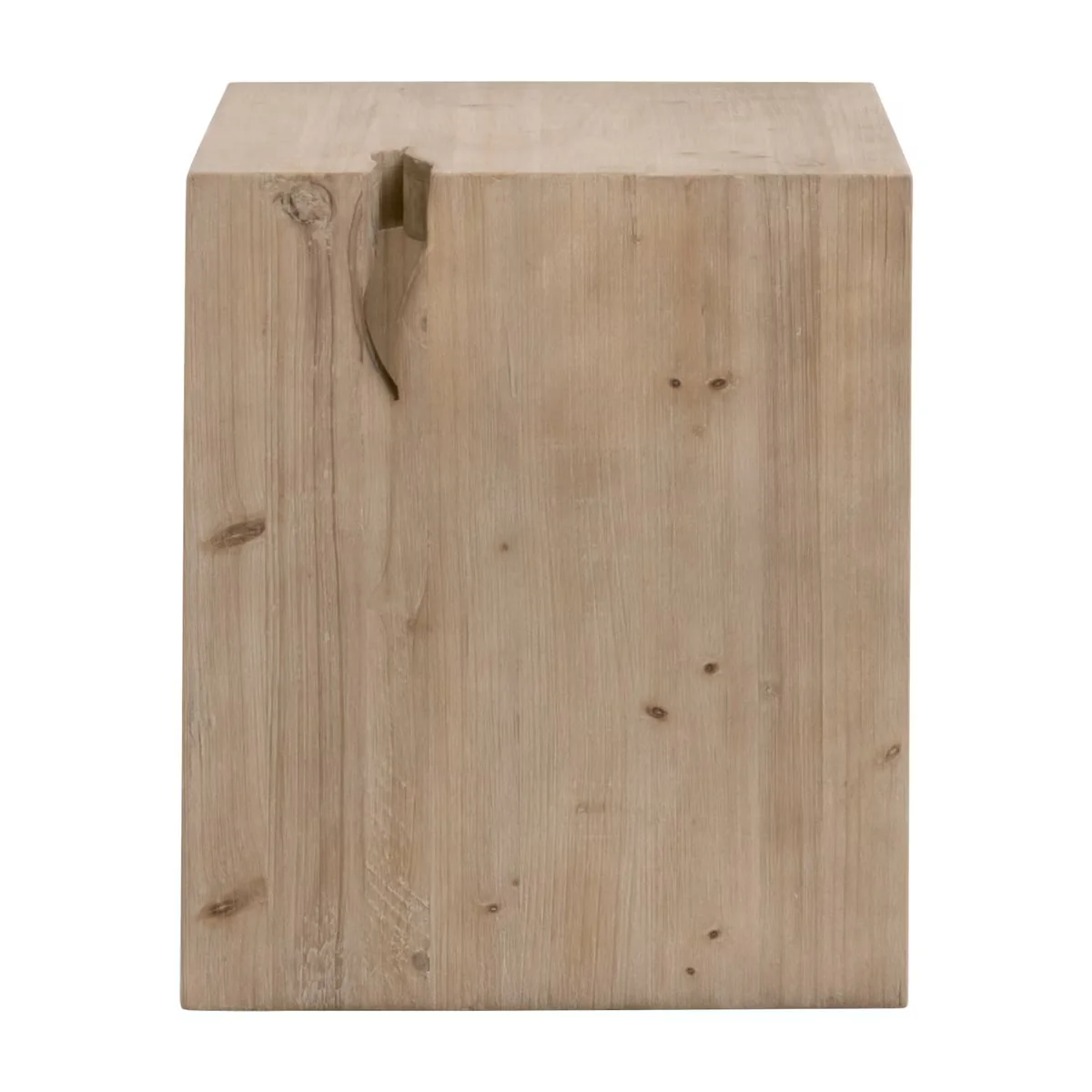 Essentials For Living Reed End Table ~ Smoke Gray Pine - Image 6