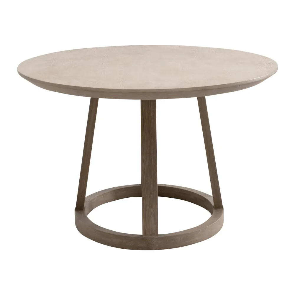 Essentials For Living Reeves Oval Dining Table 78" x 48" ~ Smoke Gray Oak - Image 3