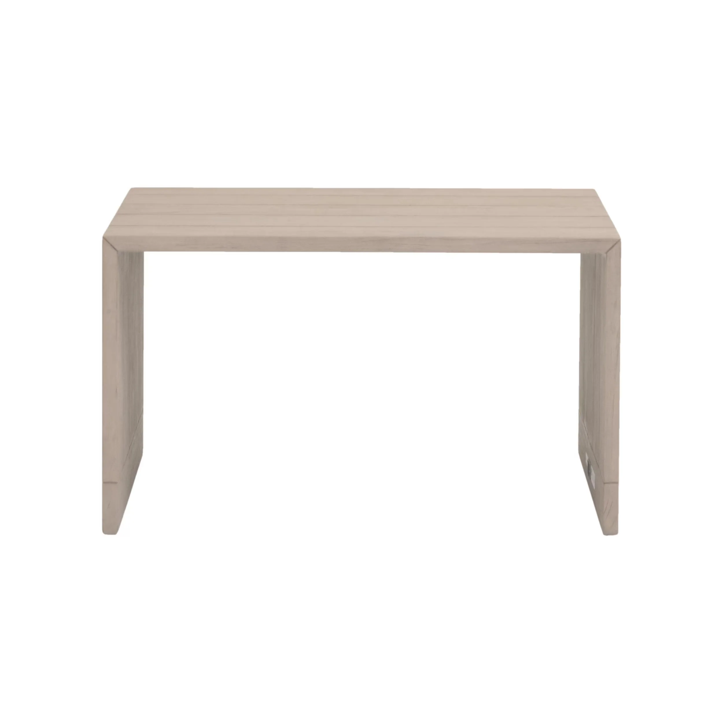 Essentials For Living Rhode Outdoor Coffee Table ~ Oat Flat Rope, Washed Ever Teak - Image 3