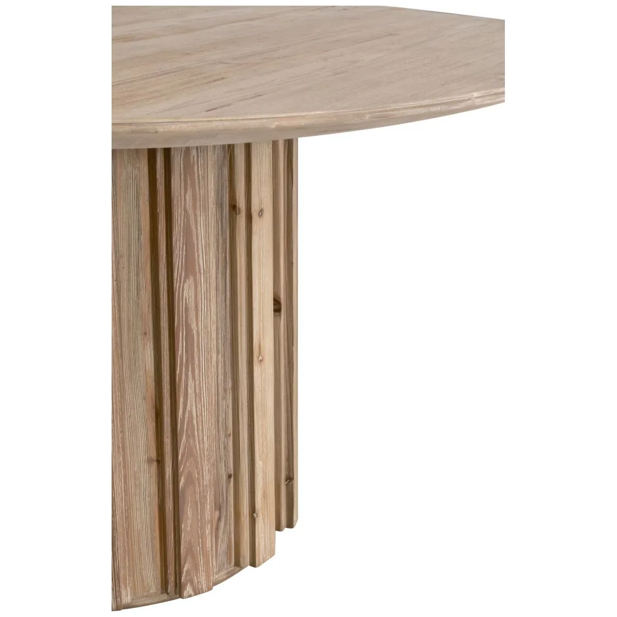 Essentials For Living Roma 54” Round Dining Table ~ Smoke Gray Pine ~ LIMITED QUANTITY! 1 LEFT! - Image 3