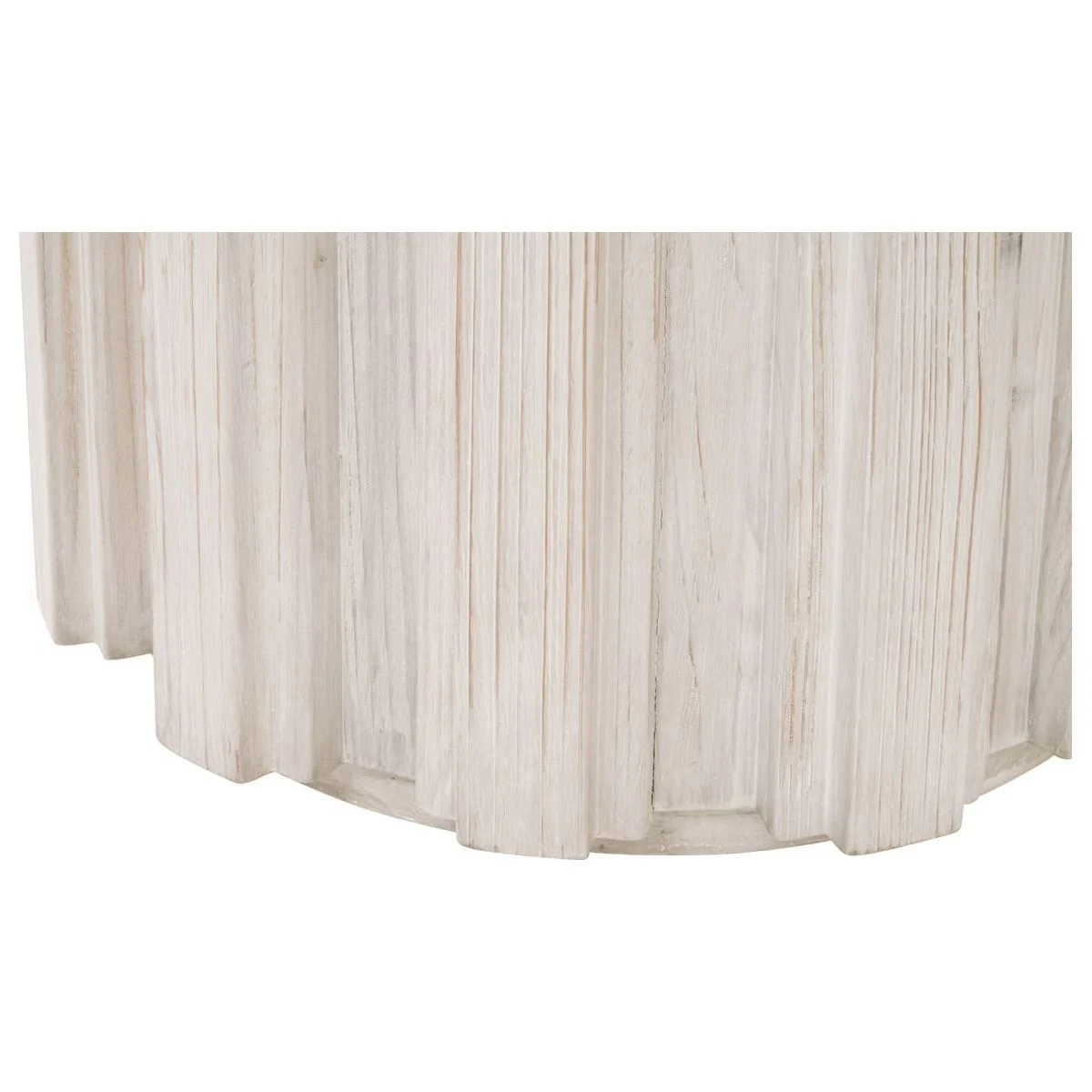 Essentials For Living Roma Accent Table~ White Wash Pine - Image 5