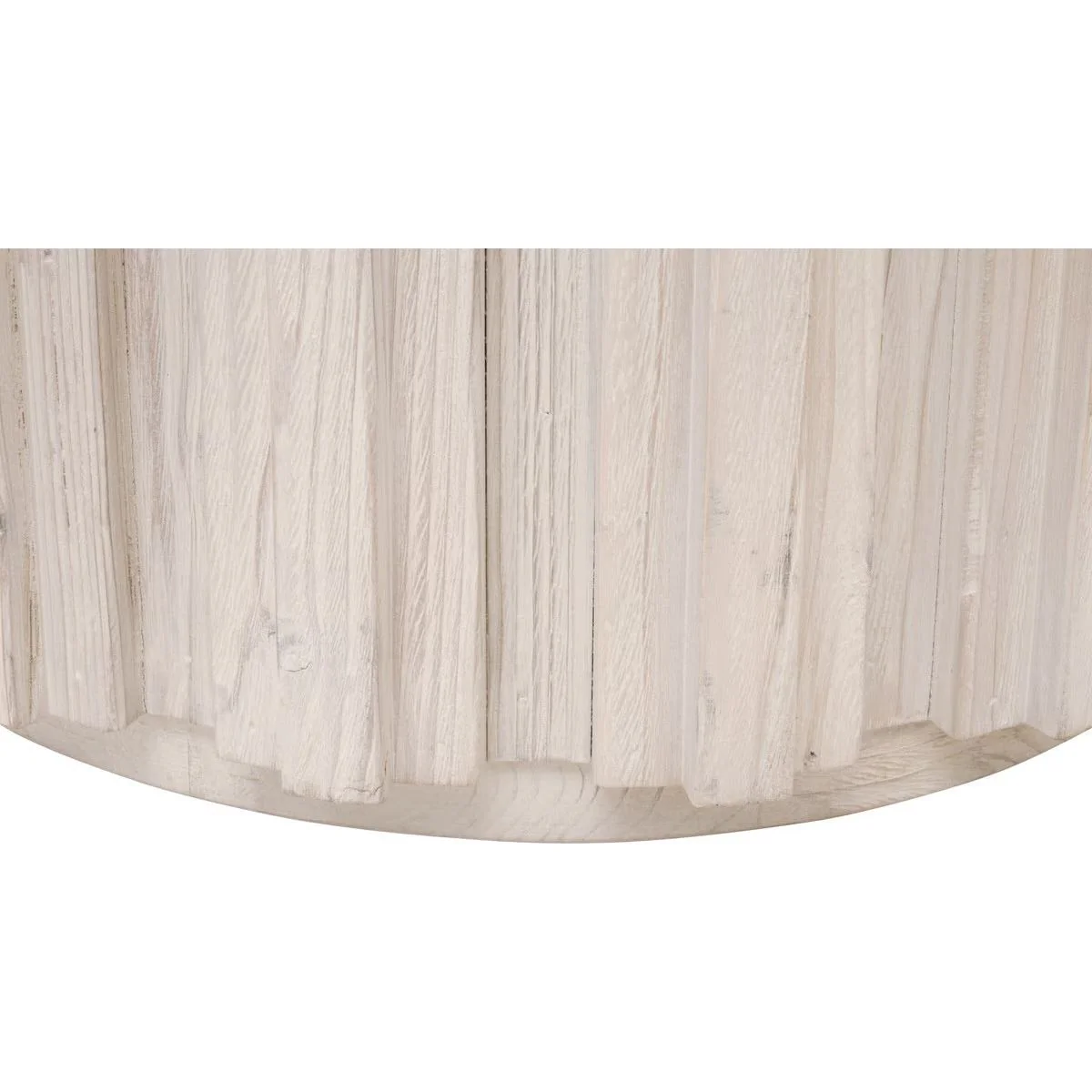 Essentials For Living Roma End Table ~ White Wash Pine - Image 4