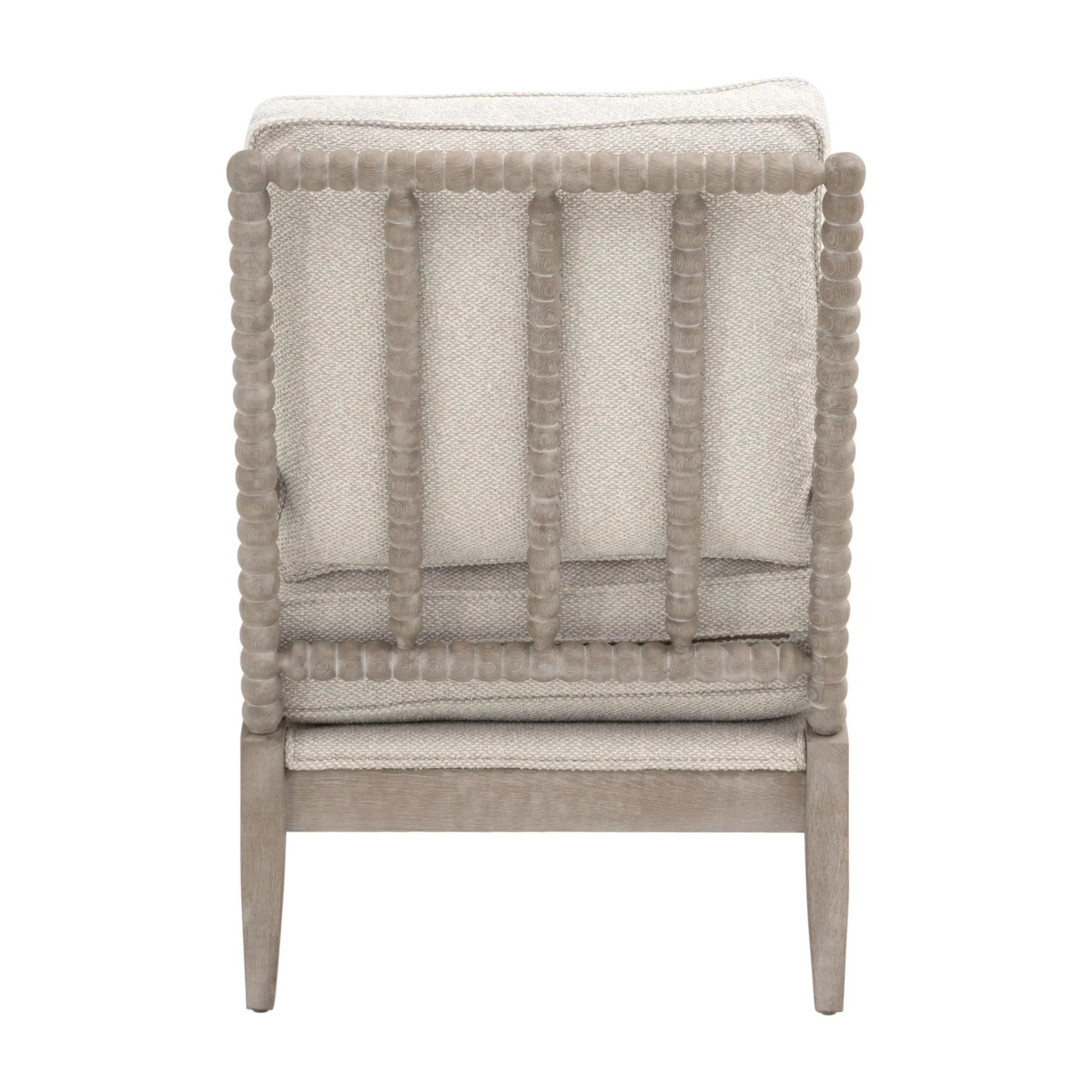 Essentials For Living Rouleau Club Chair ~ LiveSmart Gellar Linen, Natural Gray Oak - Image 9
